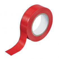 Ruban adhésif isolant en PVC dimensions 15x10mm - rouge (093092)