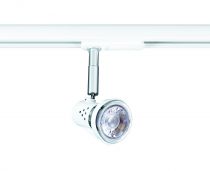 RUBIS 029 - Spot Rail 1 all. 029 GU10, blanc, a/lpe LED 6W 3000K 500lm incl (0260)