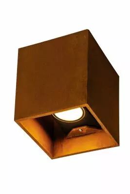 RUSTY� UP/DOWN, applique ext�rieure, carr�, up/down, rouille, LED, 14W, 3000/4000K, interrupteur CCT, IP65 (1004650)