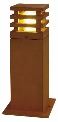 RUSTY� 40, borne ext�rieure, fonte rouill�e, E27, 11W max, IP55 (229420)