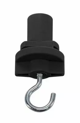 S-TRACK, adaptateur avec crochet, pour rail 3 allumages, int�rieur, noir (175190)