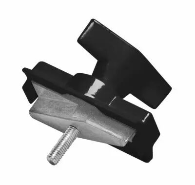 S-TRACK, adaptateur m�canique, pour rail 3 allumages, int�rieur, noir (175210)