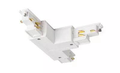 S-TRACK, connecteur en T, Dali, terre droite, pour rail 3 allumages, int�rieur, Dali, blanc (1004944)