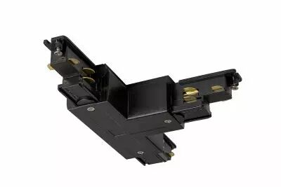 S-TRACK, connecteur en T, Dali, terre droite, pour rail 3 allumages, int�rieur, Dali, noir (1004943)