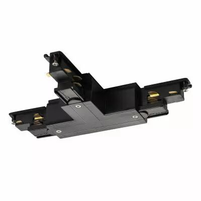 S-TRACK, connecteur en T, Dali, terre droite, pour rail 3 allumages, int�rieur, noir (1002651)
