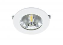 S1200 - Encastré rond blanc Ø70mm, LED G4 1,8W 3000K 150lm incl. (50770)