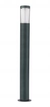 SAXO - Borne 100cm Ext. IP66 IK08, graphite, LED intég. 8W 3000K 420lm, dimmable (50562)