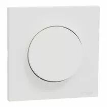 SCHNEIDER - Pack Va et vient + plaque blanc craie Odace 2025