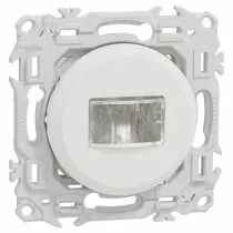 SCHNEIDER ELECTRIC - Odace - détecteur présence et mouvement - 3 fils avec neutre - blanc craie (S920526)