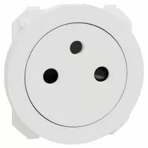 SCHNEIDER ELECTRIC - Odace - enjoliveur seul - pour prise affleurante - blanc craie (S929050)