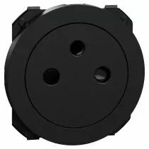 SCHNEIDER ELECTRIC - Odace - enjoliveur seul - pour prise affleurante - noir onyx (S949050)