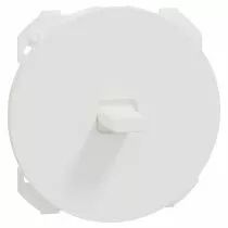 SCHNEIDER ELECTRIC - Odace - enjoliveur seul - pour va-et-vient ou poussoir à levier - blanc craie (S929201)