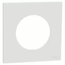 SCHNEIDER ELECTRIC - Odace - lot de 168 plaques de finition 1 poste S920702 - couleur Blanc craie (S920702P)