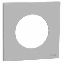 SCHNEIDER ELECTRIC - Odace - plaque de finition 1 poste - couleur Gris galet (S901702)