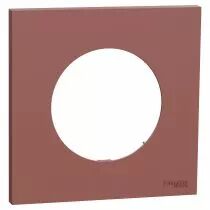 SCHNEIDER ELECTRIC - Odace - plaque de finition 1 poste - couleur Rose grenat (S905702)