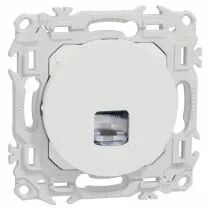 SCHNEIDER ELECTRIC - Odace - prise RJ45 - Cat6 STP grade 2TV min à grade 3TV - blanc craie (S920476)