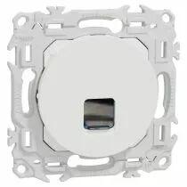 SCHNEIDER ELECTRIC - Odace - prise RJ45 - Cat6 UTP grade 1 à 2 - blanc craie (S920475)