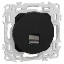 SCHNEIDER ELECTRIC - Odace - prise RJ45 - Cat6 UTP grade 1 à 2 - noir onyx (S940475)