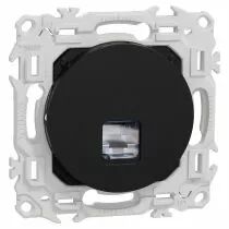 SCHNEIDER ELECTRIC - Odace - prise RJ45 - Cat6A STP grade 3TV - noir onyx (S940477)