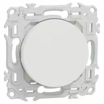 SCHNEIDER ELECTRIC - Odace - va-et-vient ou poussoir - 10AX - blanc craie (S920204)