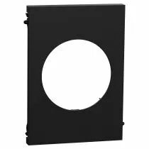 SCHNEIDER ELECTRIC - Odace Architecte - plaque de finition centrale - couleur Noir onyx (S940801)