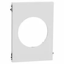 SCHNEIDER ELECTRIC - Odace Architecte - plaque de finition centrale - effet Céramique Blanc (S951801)