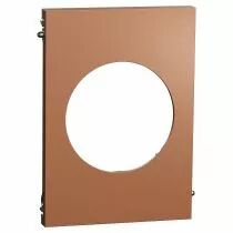 SCHNEIDER ELECTRIC - Odace Architecte - plaque de finition centrale - effet Cuivre (S931801)