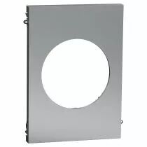 SCHNEIDER ELECTRIC - Odace Architecte - plaque de finition centrale - effet Titane (S930801)