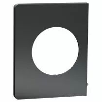 SCHNEIDER ELECTRIC - Odace Architecte - plaque de finition latérale - effet Perle Noire (S952800)