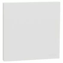 SCHNEIDER ELECTRIC - Odace Intégral - enjoliveur et plaque - pour VV ou poussoir simple - Blanc craie (S929221)