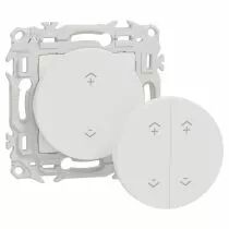 SCHNEIDER ELECTRIC - Wiser Odace - interrupteur centralisé sans fils 2 ou 4 boutons - blanc craie (S920531)