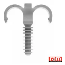 seau 100 ramclip gris dble 25 mm (56825)