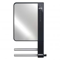 Sèche-serviettes soufflant Illico 3 avec barres et miroir 1800W gris (491374)