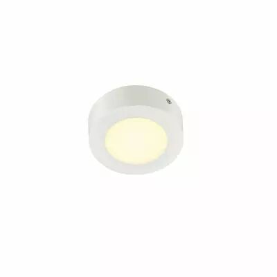 SENSER 12, applique et plafonnier int�rieur, rond, blanc mat, LED, 8,2W, 3000K, variable Triac (1003014)