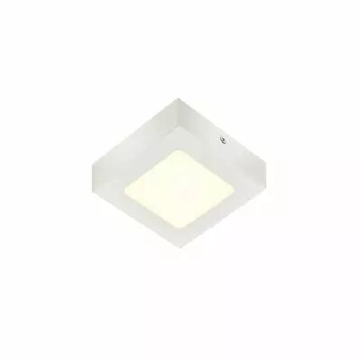 SENSER 18, applique et plafonnier int�rieur, carr�, blanc mat, LED, 12W, 3000K, variable Triac (1003018)