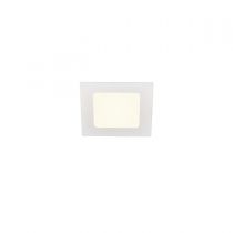 SENSER 18, encastré de plafond intérieur, carré, blanc mat, LED, 9,7W, 3000K (1003012)