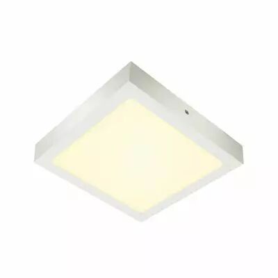 SENSER 24, applique et plafonnier int�rieur, carr�, blanc mat, LED, 14,6W, 3000K, variable Triac (1003019)