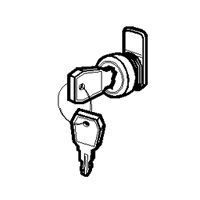 Serrure à clé n° 850 - pour coffrets modulaires encastrés (001491)