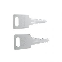 SET DE 2 CLES (CODE FH167) POUR PORTE ET PANNEAUX LATERAUX BAIE LINKEO RAL 7016 (981079)