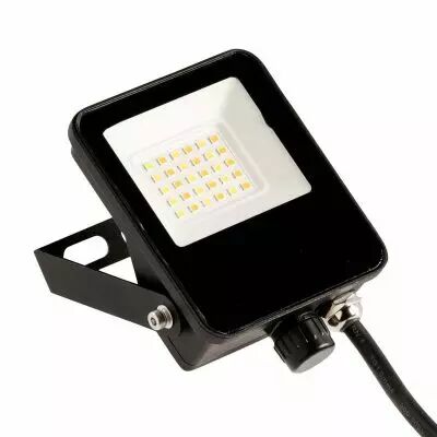 shark cct projecteur noir 10w ip66 1000lm (302300)