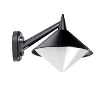 SIRIO - Applique Mur Ext. IP43 IK08, noir, E27 75W max., lampe non incl. (1862)