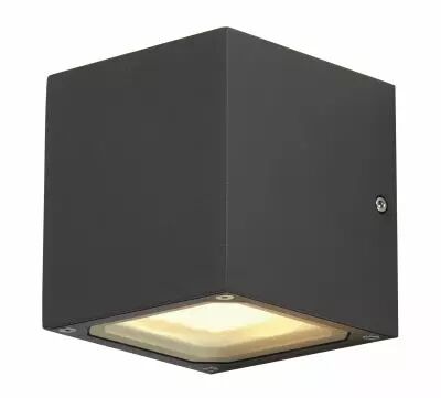 SITRA CUBE, applique ext�rieure, anthracite, GX53/TCR-TSE, 2x 9W max, IP44 (232535)