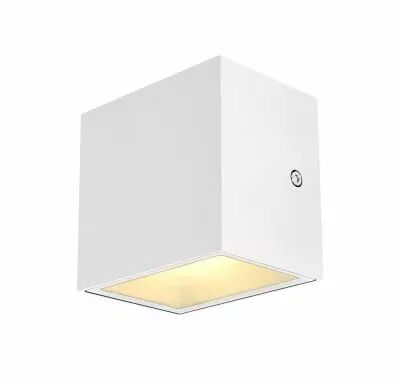 SITRA CUBE, applique ext�rieure, blanc, LED, 10W, 3000K, IP44 (1002033)