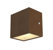 SITRA CUBE, applique extérieure, rouille, LED, 10W, 3000K, IP44 (1002034)