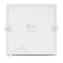 slimy carre downlight 200 x 200mm 15w 6000k pc (77650)