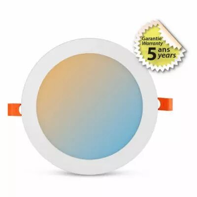 slimy cct downlight diam 190mm 15w 3k/4k/6k dim connect (77677)