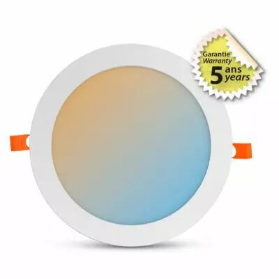 slimy cct downlight diam 225mm 18w 3k/4k/6k dim connect (77678)