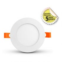 slimy ii downlight diam 120mm 6w 3000k alu blc 5ans (100033)