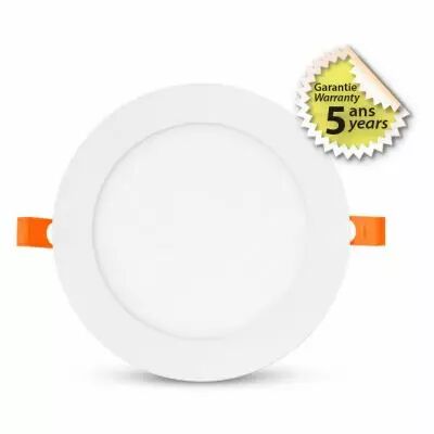 slimy ii downlight diam 175mm 12w 4000k alu blc 5ans (100029)