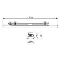 SMART[3] 1200MM 40W 5180 lm TRANSPARENT (S3236T)